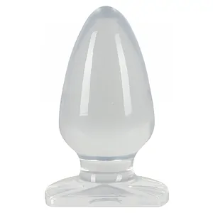 Plug Anal Transparent Cu Ventuza Dildo Anal Transparent