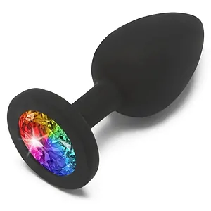 Dop Cu Bijuterie Curcubeu Mic Negru Dop Cu Bijuterie Curcubeu Mic Negru pe SexLab