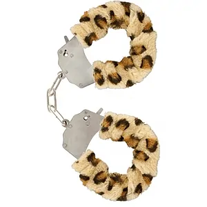 Furry Fun Cuffs Leopard pe SexLab