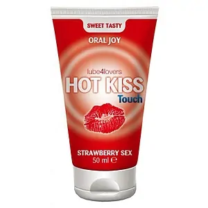 Lubrifiant Gel Hot Kiss Touch Strawberry pe SexLab