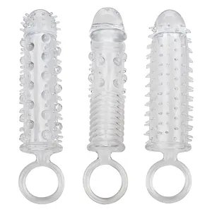 Set Prelungitoare Textured Extension Transparent Set Prelungitoare Textured Extension Transparent pe SexLab