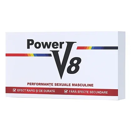 Pastile Pentru Erectie Si Potenta Power V8