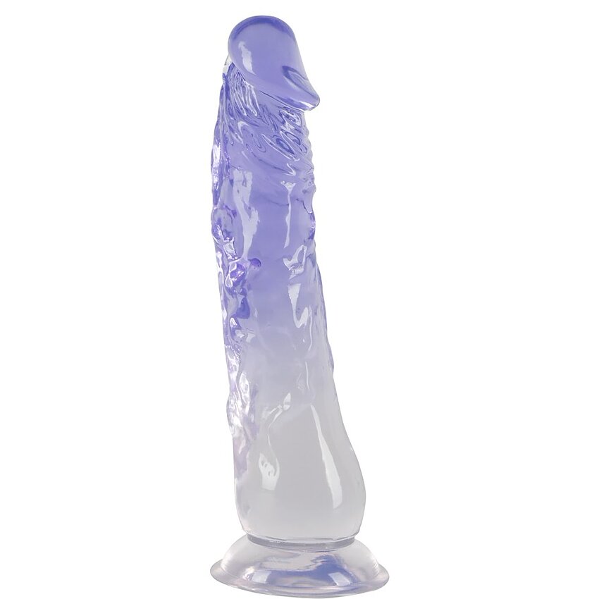 Dildo Crystal Clear Transparent pe Sexlab ro cu livrare discretă