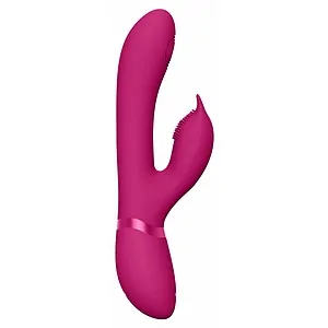 Aimi Pulse Wave and Vibrating Punctul G Rabbit Roz pe SexLab