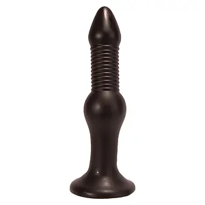 Anal Plug Extra Large Girthy 27.4cm Negru pe SexLab