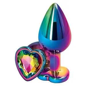 Anal Plug Rear Assets Multicolor Heart M pe SexLab