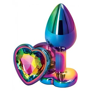 Anal Plug Rear Assets Multicolor Heart S pe SexLab