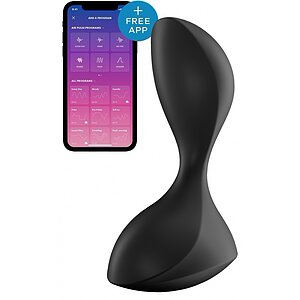 Anal Plug Satisfyer Sweet Seal Negru pe SexLab