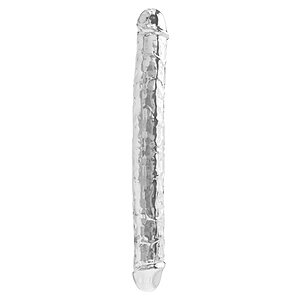 Clear Double Dildo 13 Inch Transparent pe SexLab