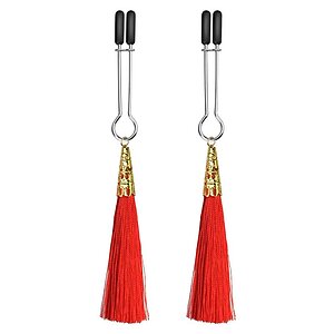 Cleme Sfarcuri Glamour Tassel Rosu pe SexLab