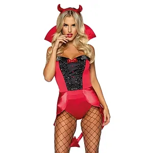 Costum Leg Avenue Devilish Darling Rosu pe SexLab