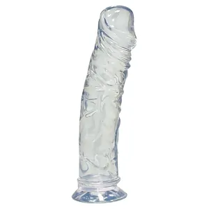 Dildo Crystal Clear Medium Transparent pe SexLab