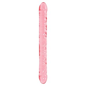 Dildo Double Crystal Jellies 45.7cm Roz pe SexLab