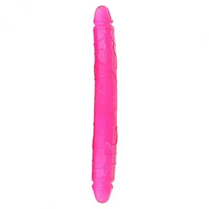 Dildo Dublu Essentials Roz 33cm pe SexLab