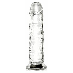 Dildo Flawless Clear 7 Transparent pe SexLab