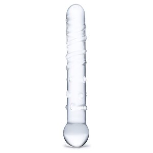 Dildo Glass Callisto Clear Transparent pe SexLab