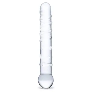 Dildo Glass Callisto Clear Transparent pe SexLab