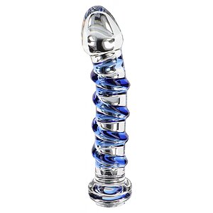 Dildo Glass Worxx Punct G Gemstone Transparent pe SexLab