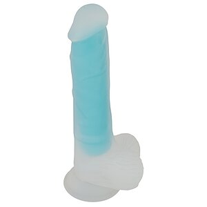 Dildo Glow in the Dark Transparent pe SexLab