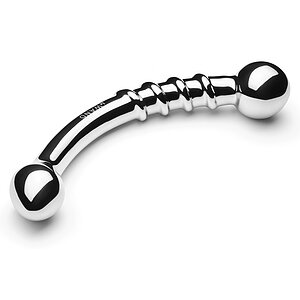 Dildo Metal Le Wand Stainless Steel Bow Argintiu pe SexLab