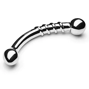 Dildo Metal Le Wand Stainless Steel Bow Argintiu pe SexLab