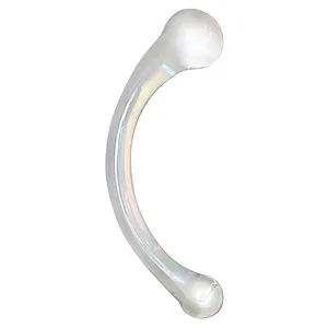 Dildo Rimba Sensual Glass Wanda Transparent pe SexLab