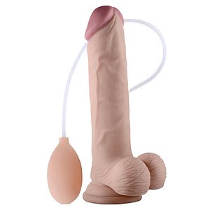 Dildo Soft Cu Ejaculare 9inch pe SexLab