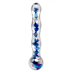 Dildo Sticla Icicles No 8 Transparent pe SexLab