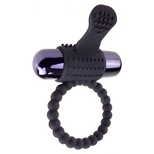 Inel cu Vibratii Fantasy C-Ringz Silicone Negru pe SexLab