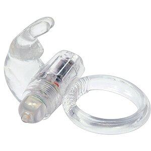 Inel Cu Vibratii Silicone Soft Transparent pe SexLab