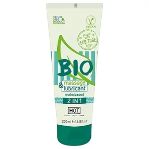 Lubrifiant 2 in 1 Hot Bio Waterbased Aloe Vera pe SexLab