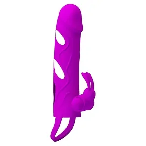 Manson Cu Vibrator Iepuras Si Inel Mov pe SexLab