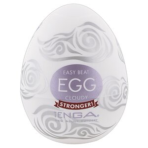 Masturbator Tenga EGG Cloudy Alb pe SexLab