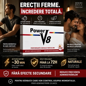 Pastile Pentru Erecție Și Potență Power V8 8buc Pastile Pentru Erecție Și Potență Power V8 8buc pe Sexlab.ro