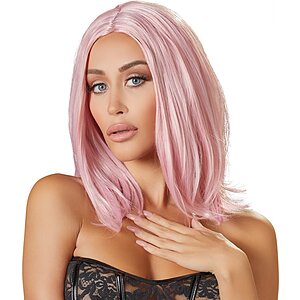 Perucă Cottelli Collection Wig Bob Roz Perucă Cottelli Collection Wig Bob Roz pe Sexlab.ro