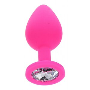 Plug Anal Diamond Jewel Medium Roz pe SexLab