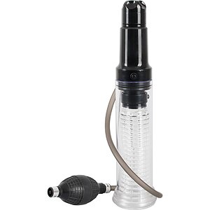 Pompa Vibrating Multi Pump Si Masturbator Transparent pe SexLab