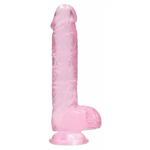 RealRock Crystal Roz 17cm pe SexLab