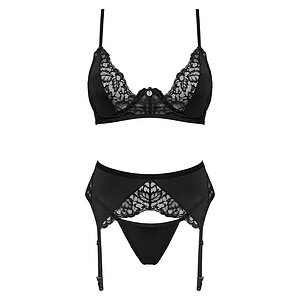 Set Obsessive Bellastia 3 Piese Negru pe SexLab