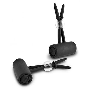 Stimulator Sfarcuri Vibrating Lassos Negru pe SexLab