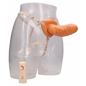 Strap-on Cu Vibratii Hollow Extender pe SexLab