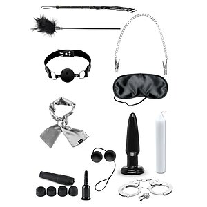 Ultimate Bondage Kit Negru pe SexLab