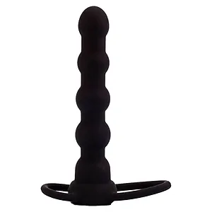 Vibrating Fantasy Double Prober Negru pe SexLab