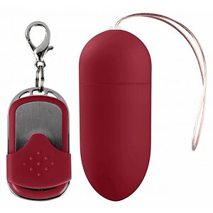 Vibrator 10 Speed Remote Egg Big Rosu pe SexLab