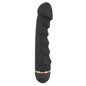 Vibrator Bendy Ripple Negru pe SexLab