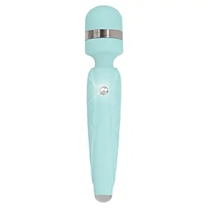 Vibrator Clitoridian Cu Cristal Cheeky Wand Wibe Verde pe SexLab