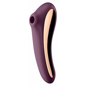 Vibrator Clitoridian Dual Kiss Air Pulse Mov pe SexLab