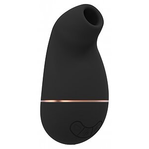 Vibrator Clitoridian Kissable Negru pe SexLab