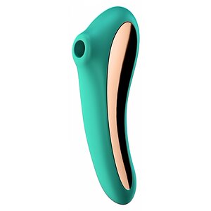 Vibrator Dual Kiss Punctul G Vibrator Verde pe SexLab