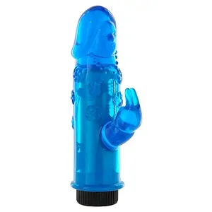 Vibrator Mini Rabbit Albastru pe SexLab